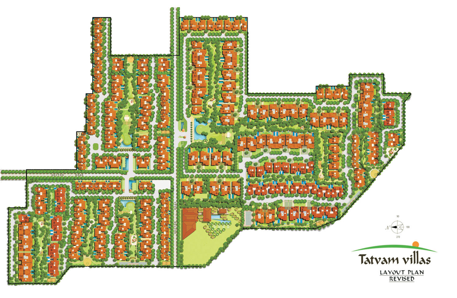 Site LayoutTatvam Villas