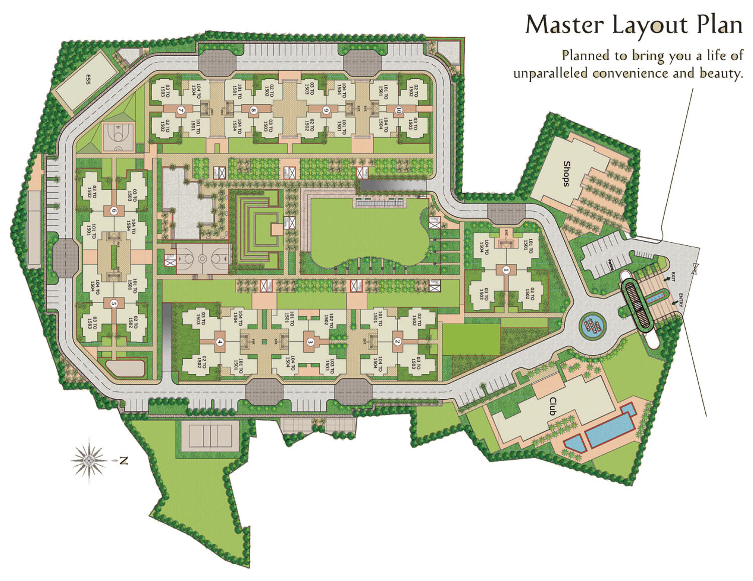 Site LayoutVipul Gardens