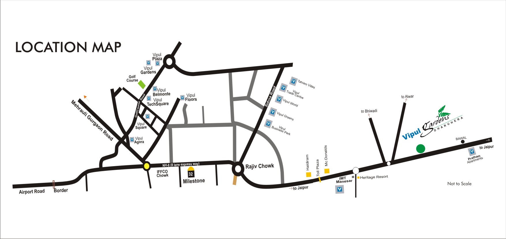 Location MapVipul Gardens