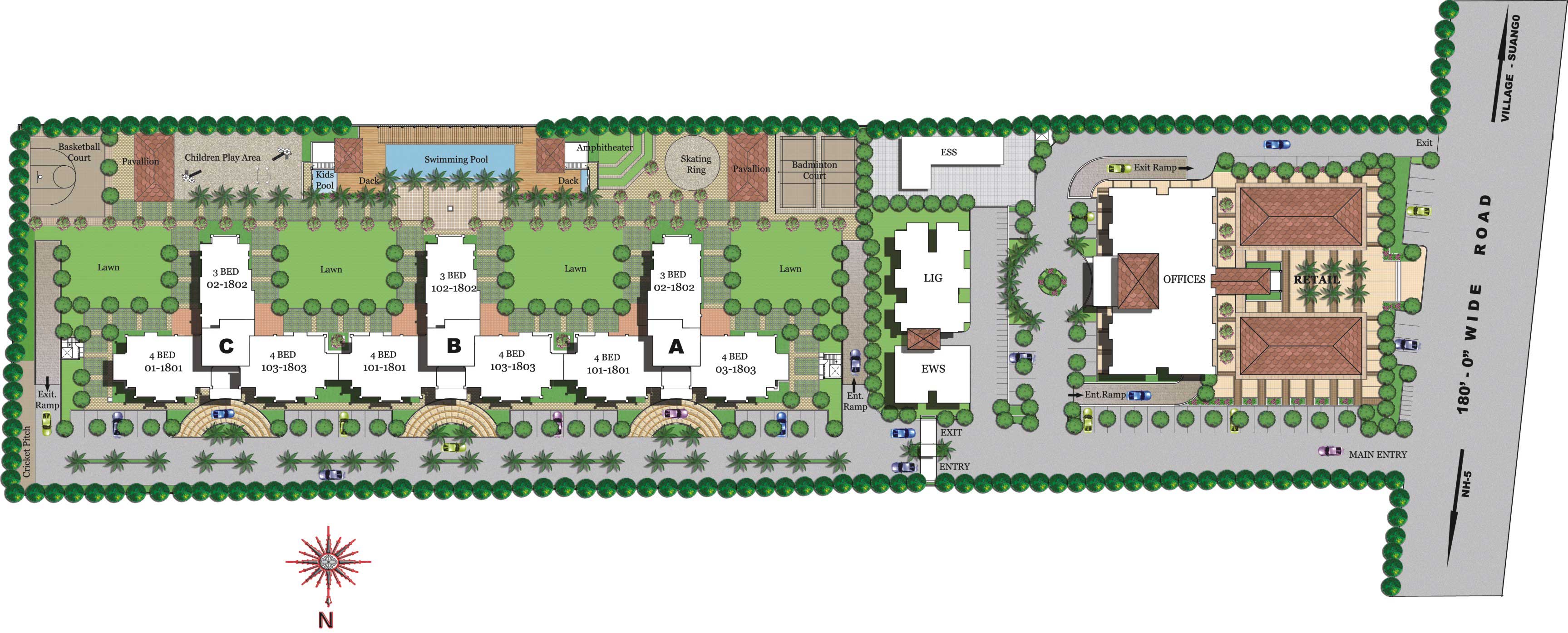 Site LayoutVipul Greens