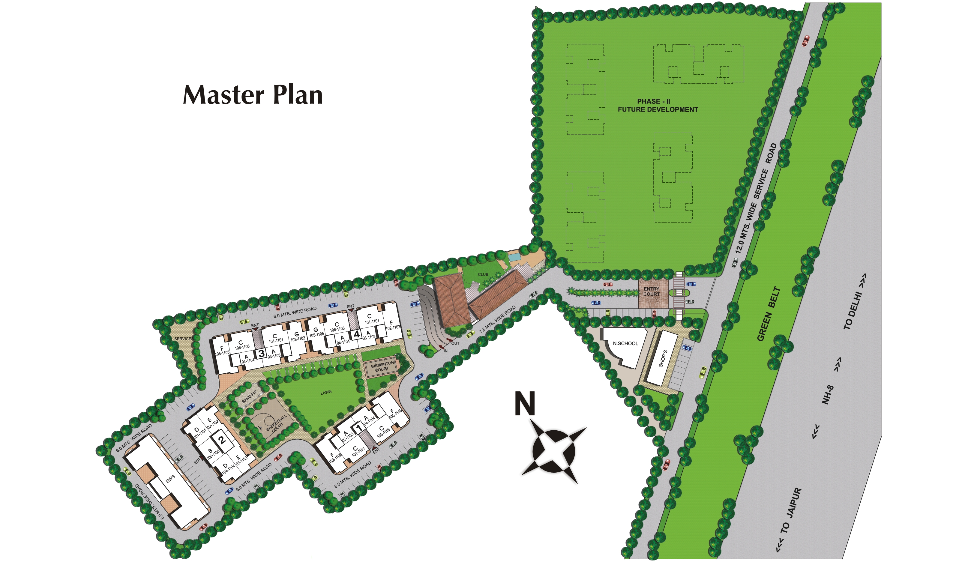 Site LayoutPratham Apartments